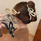 Fashion Korean Solid Color Acrylic Wave Hair Claw
