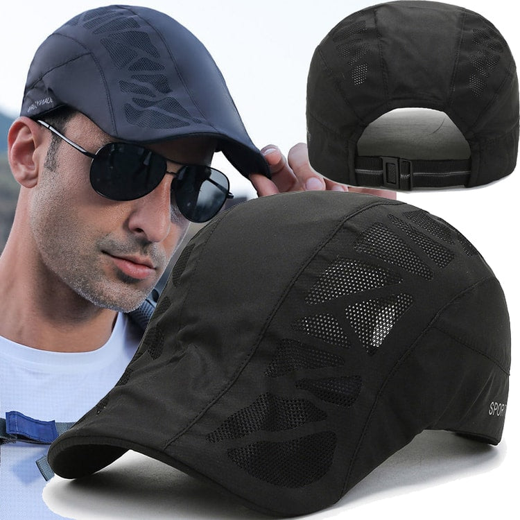 Mens Letter Flat Ivy Cap Summer Beret Hat