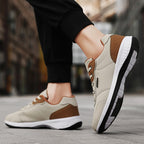 Mens PU Leather Casual Sneakers