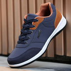 Mens PU Leather Casual Sneakers