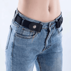 Buckle Free Elastic Waist Belt Adjustable Invisible No Buckle Belt