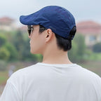 Mens Letter Flat Ivy Cap Summer Beret Hat