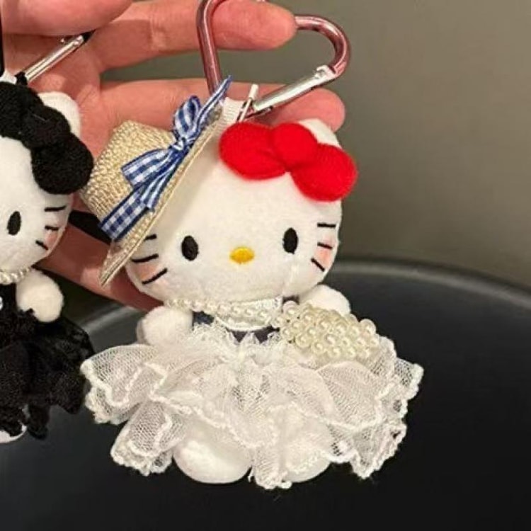 Kawaii Cat Pendant Doll Keychain Cute Fashion Sunglasses Backpack Accessories
