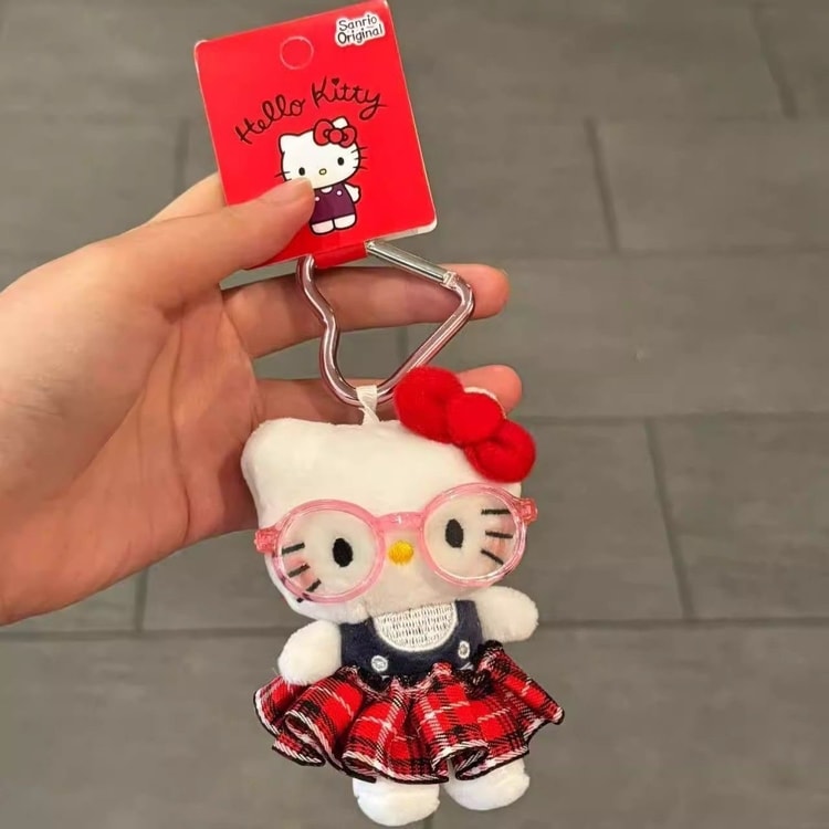 Kawaii Cat Pendant Doll Keychain Cute Fashion Sunglasses Backpack Accessories