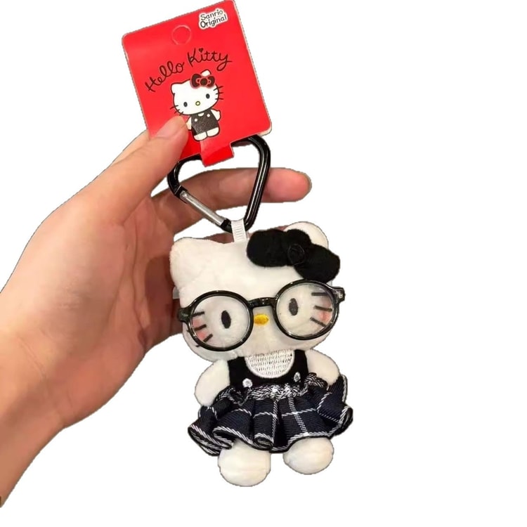Kawaii Cat Pendant Doll Keychain Cute Fashion Sunglasses Backpack Accessories