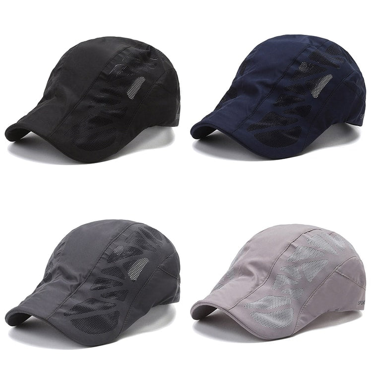 Mens Letter Flat Ivy Cap Summer Beret Hat