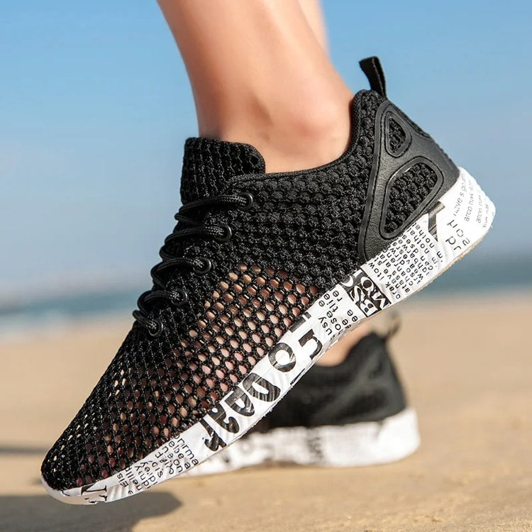 Mens Summer Casual Shoes Aqua Shoes Air Mesh Sneakers Sport Foam Footwear Fashion Beach Shoes