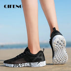 Mens Summer Casual Shoes Aqua Shoes Air Mesh Sneakers Sport Foam Footwear Fashion Beach Shoes